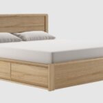 circa17 bed with 4 drawers