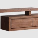 lekk extendable tv cabinet with 2 drawers